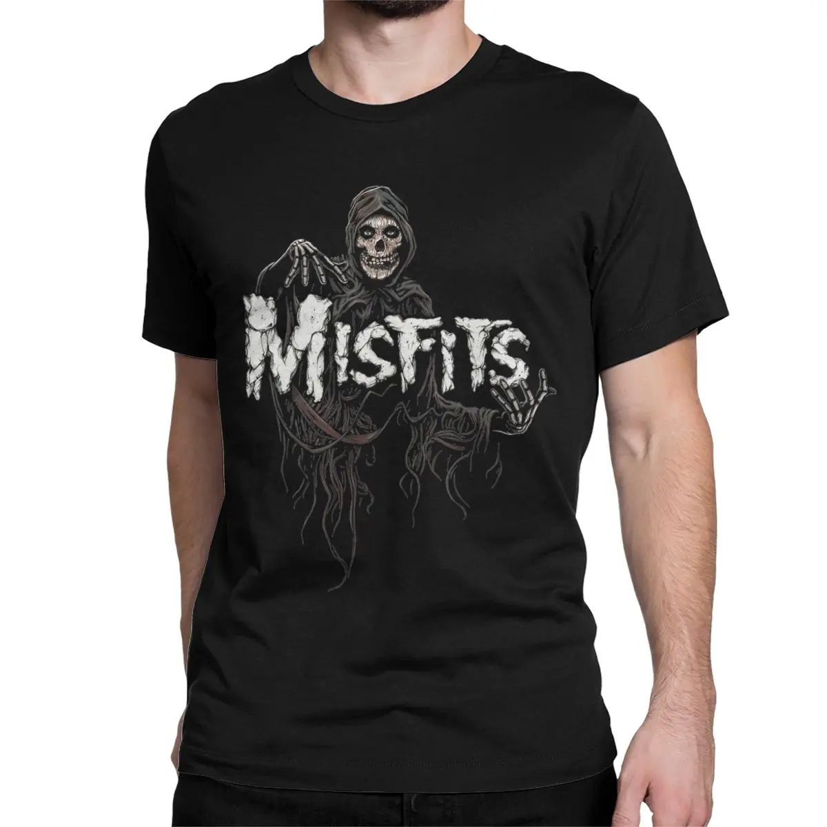 Men Women Devil Misfits Heavy Metal Music T Shirt Cotton Clothes Novelty Short Sleeve Round Collar Tee Shirt Classic T-Shirts