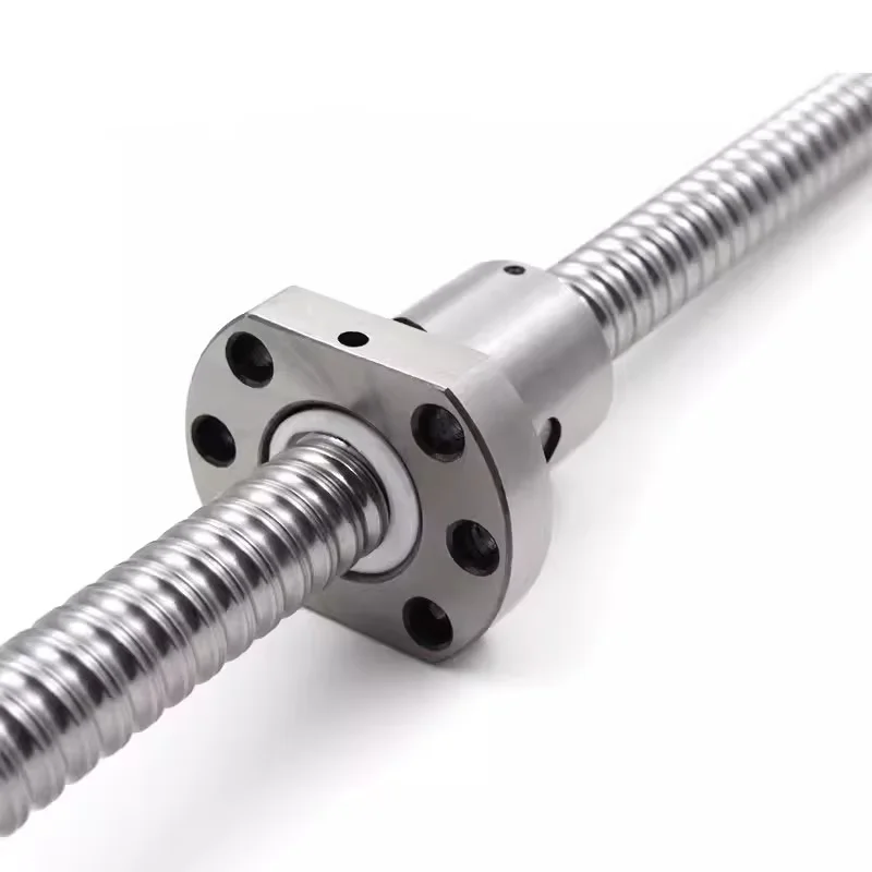 1PC Precision C7 BallScrew Guide SFU4005 SFU4010 With BallNut Roller Ball Screw 200mm-2000mm End Machined