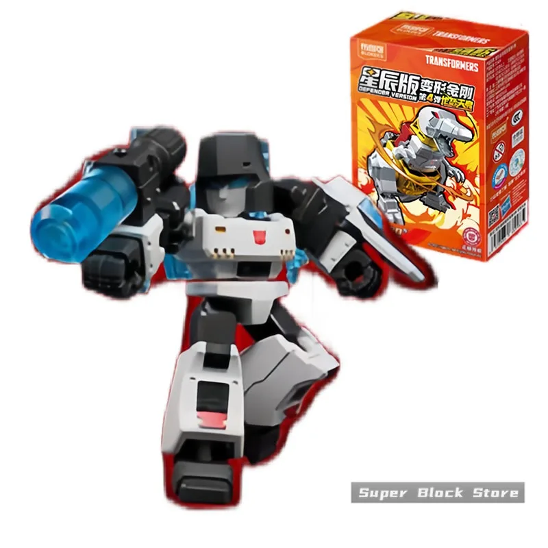 BLOKEES Defenoer Version 4th Transformers Building Block Man Assembly Toys Grimlock Rodimus Prime Megatron Model Collecting Gift image 3