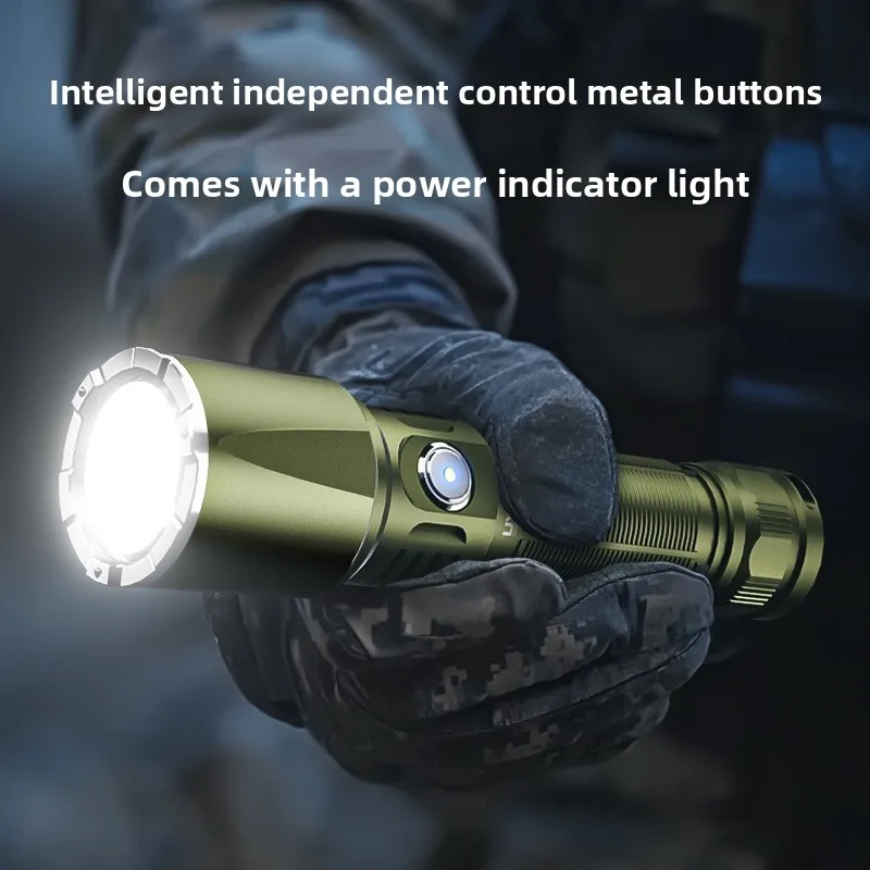 

Ultra-Powerful Ignition Focus Flashlight - Waterproof Military Tactical Torch for Outdoor Camping Adventure
