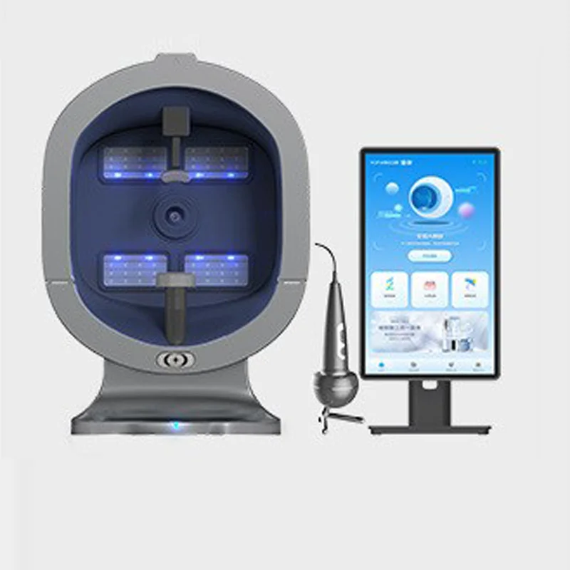 X5 Pro-AI Skin Image Analyzer Full Body Multispectral Scanning Scalp Analyzer Multi-Language 15.6 Inch