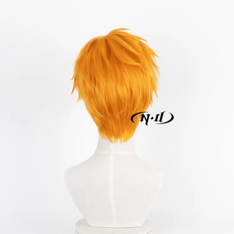 Pelucas de Cosplay ND Ichigo Kurosaki, peluca de pelo Bleach Anime, pelucas de pelo resistentes al calor para disfraz de Halloween, fiesta temática Coser