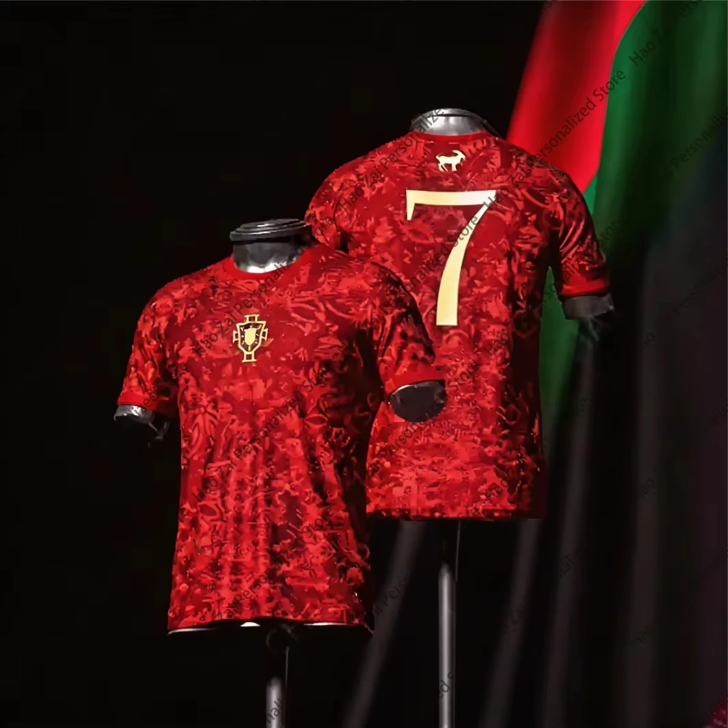 2026 Summer Ronaldo Commemorative Edition Jersey/T-Shirt  Portugal Fans Men's Women's and Kids' Sports and Casual Tops
