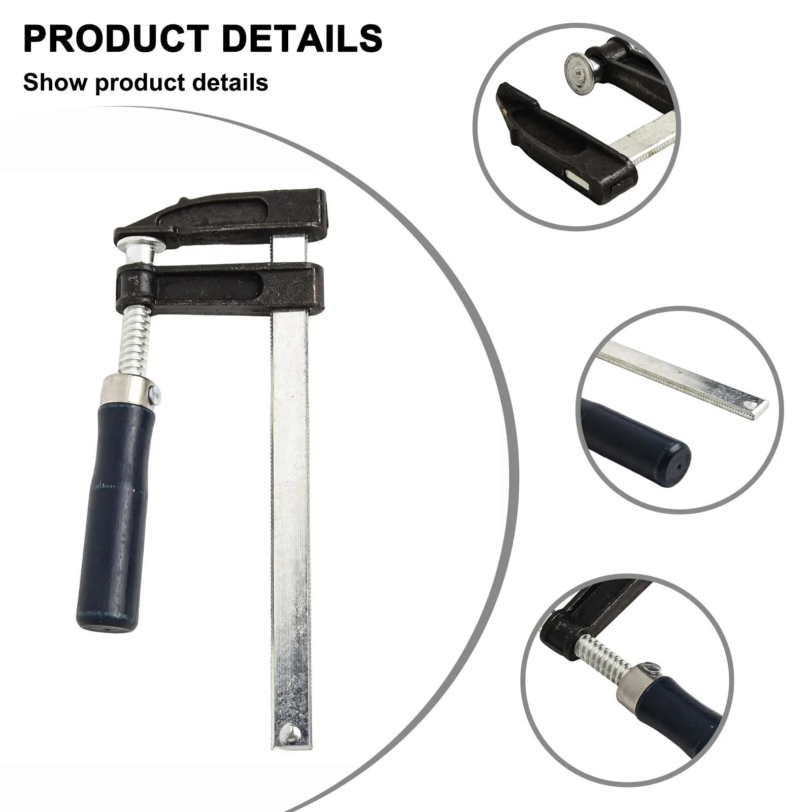 

Force Tool High Strength Bar Clip Clamp Strength Wood Woodworking Bar Clip Clamp Clamping Duty F Clamp Convenient