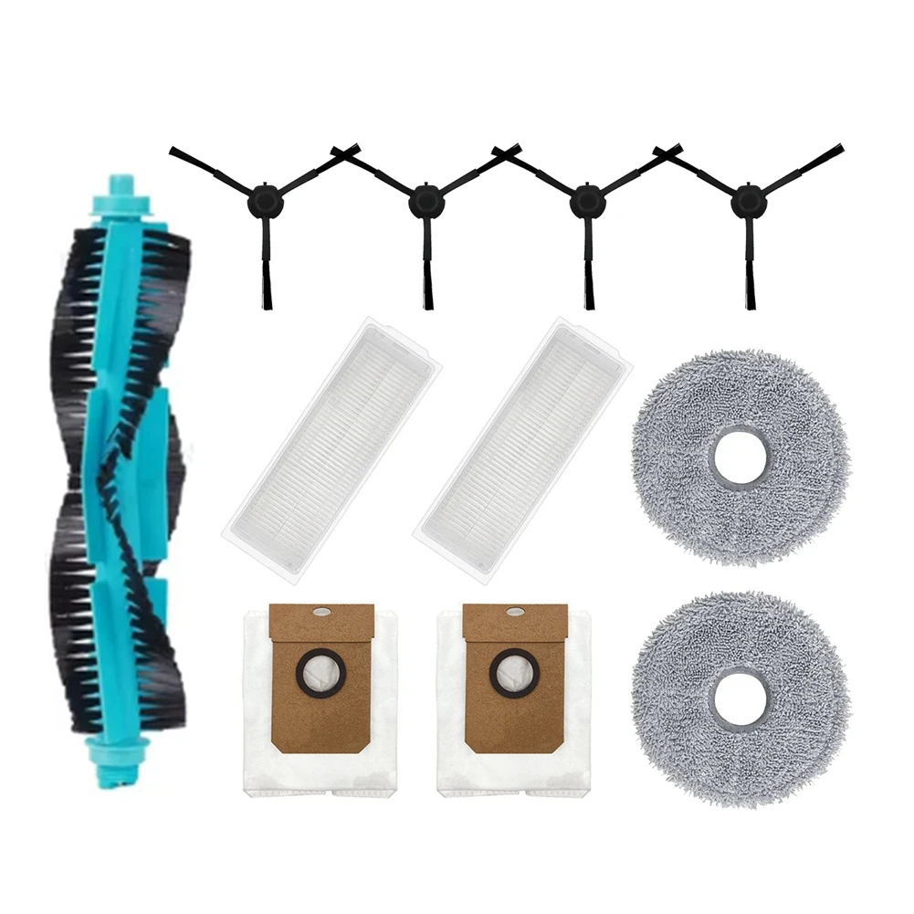 

Подходит для робота-пылесоса Cecotec Conga 11090, Spin Revolution, роликовая боковая щетка, фильтр Hepa, тряпка для швабры, мешок для пыли-A27R