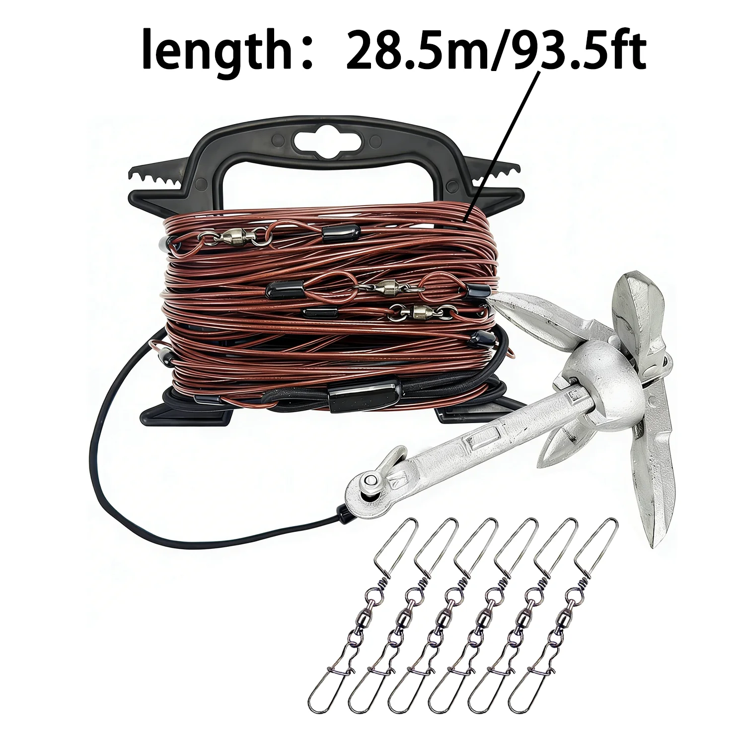 duck-decoy-spreader-and-jerk-rig-for-waterfowl-hunting-rustproof-tangle-free-duck-hunting-spreader-for-natural-decoys-motion