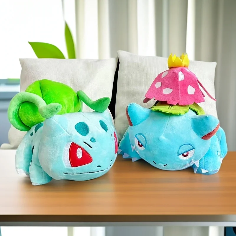 25-30 cm Kawaii Bulbasaur Venusaur Ivysaur Pokemon Knuffel Gevulde Anime Zachte Pop Cartoon Sofa Kussen Cadeau voor Kinderkamer Decor