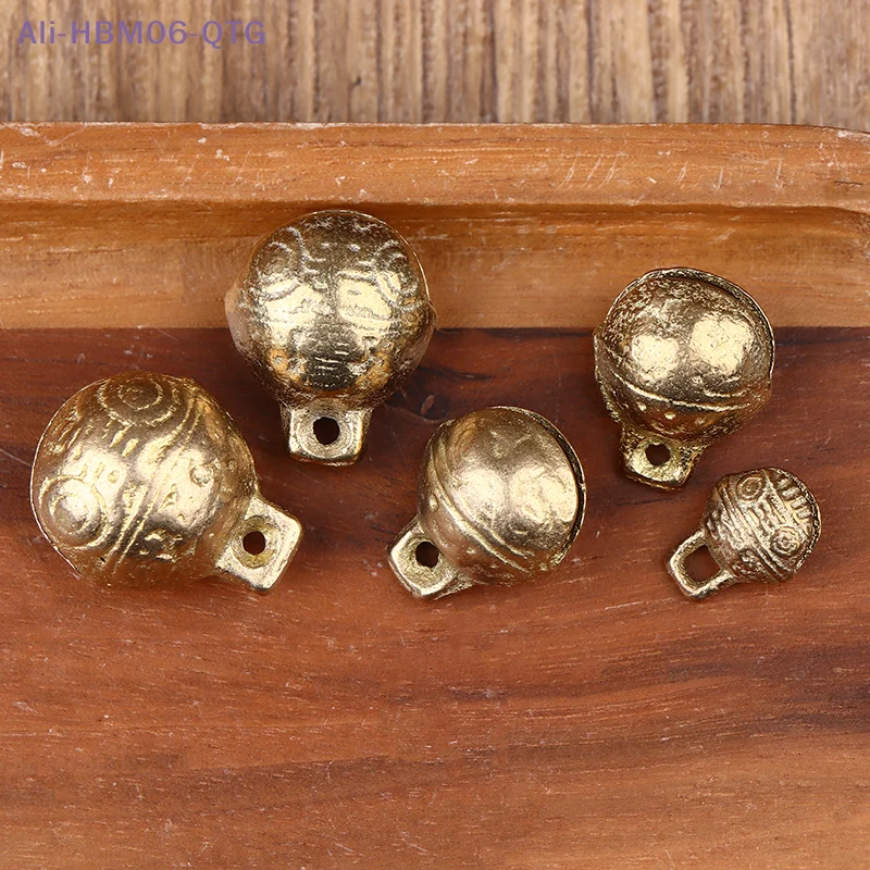 [New] Dog Cat Collar Bells Copper Bells 11mm14mm16mm18mm20mm Sound Loud Brass Bells Vintage Mini Craft Bells Animal Pet Bells