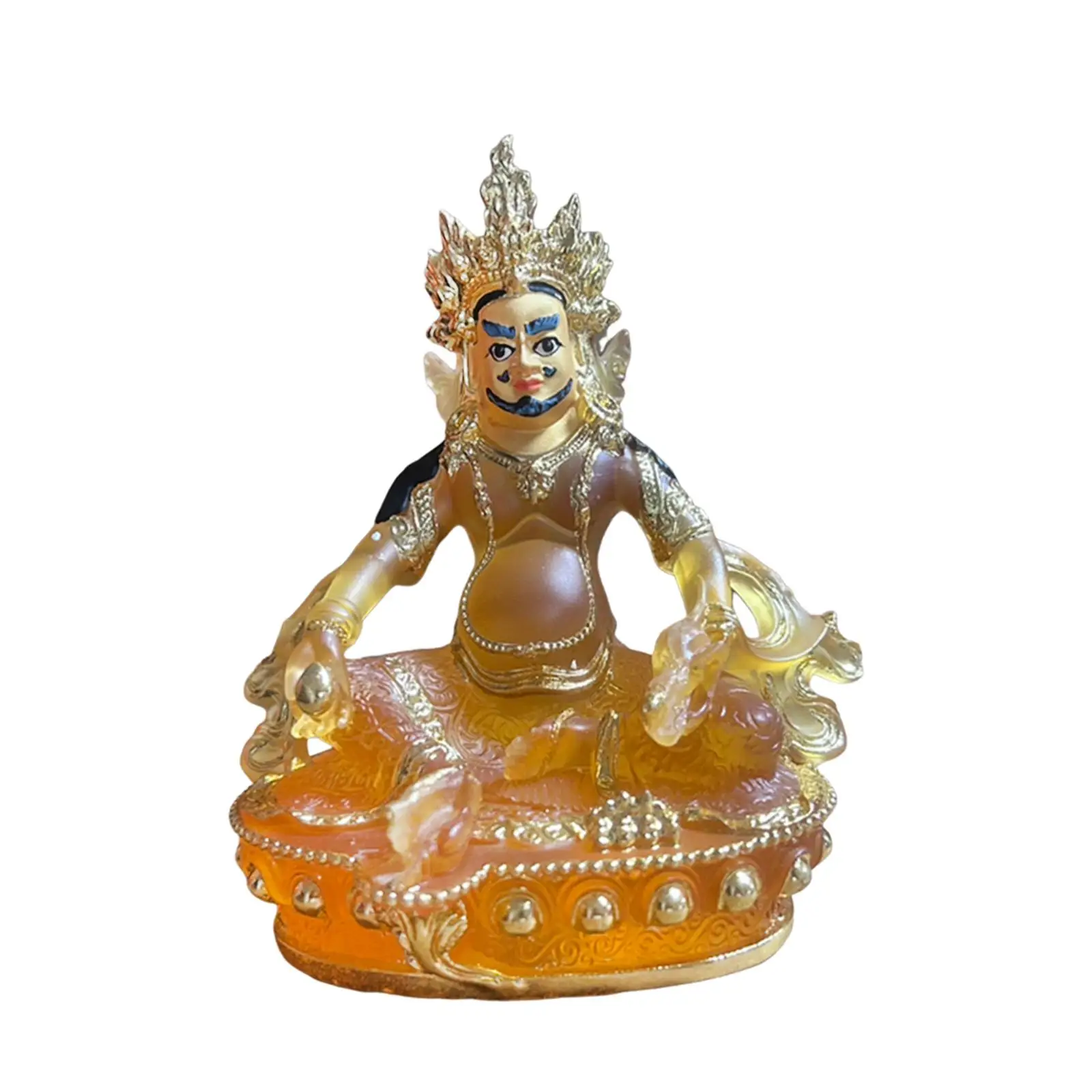 

Buddha Statue Decor Meditation Decor Collectible Figurine Decorative Buddha Decor for Tabletop Office Indoor Bedroom Living Room