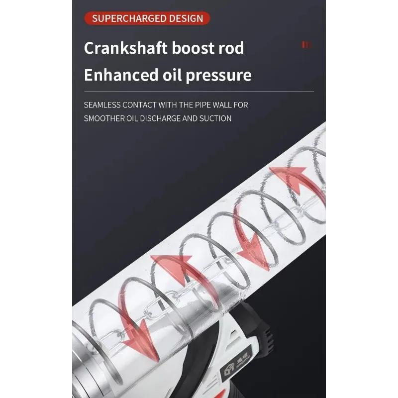 Pistola per grasso multiuso ad alta efficienza Pistola per grasso elettrica senza fili da 900 cc Pistola per grasso professionale prodotta in fabbrica