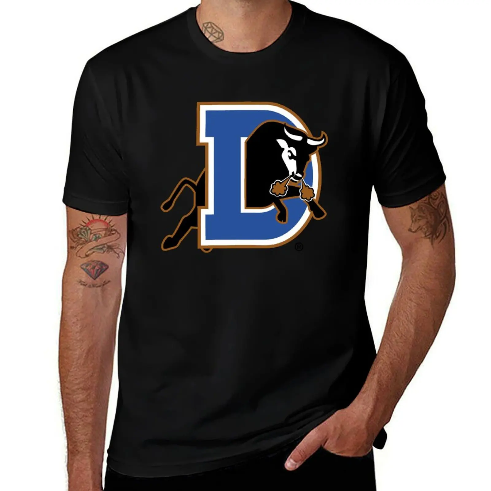 Durham Bulls T-Shirt anime t shirts funny gifts Blouse gifts for boyfriend Men's cotton t-shirt