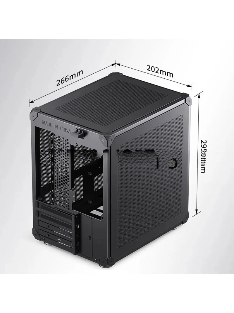 FOR  C6 ITX/MATX Home/Office Mini Desktop PC Case Type-C Interface Support