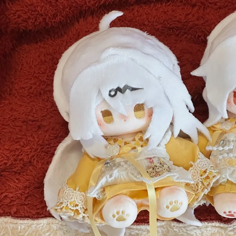 

20cm Anime Game Zenless Zone Zero Yixuan Kawaii Cosplay Soft Cotton Doll Body With Skeleton Cartoon Dress Up Toy Figures Gifts