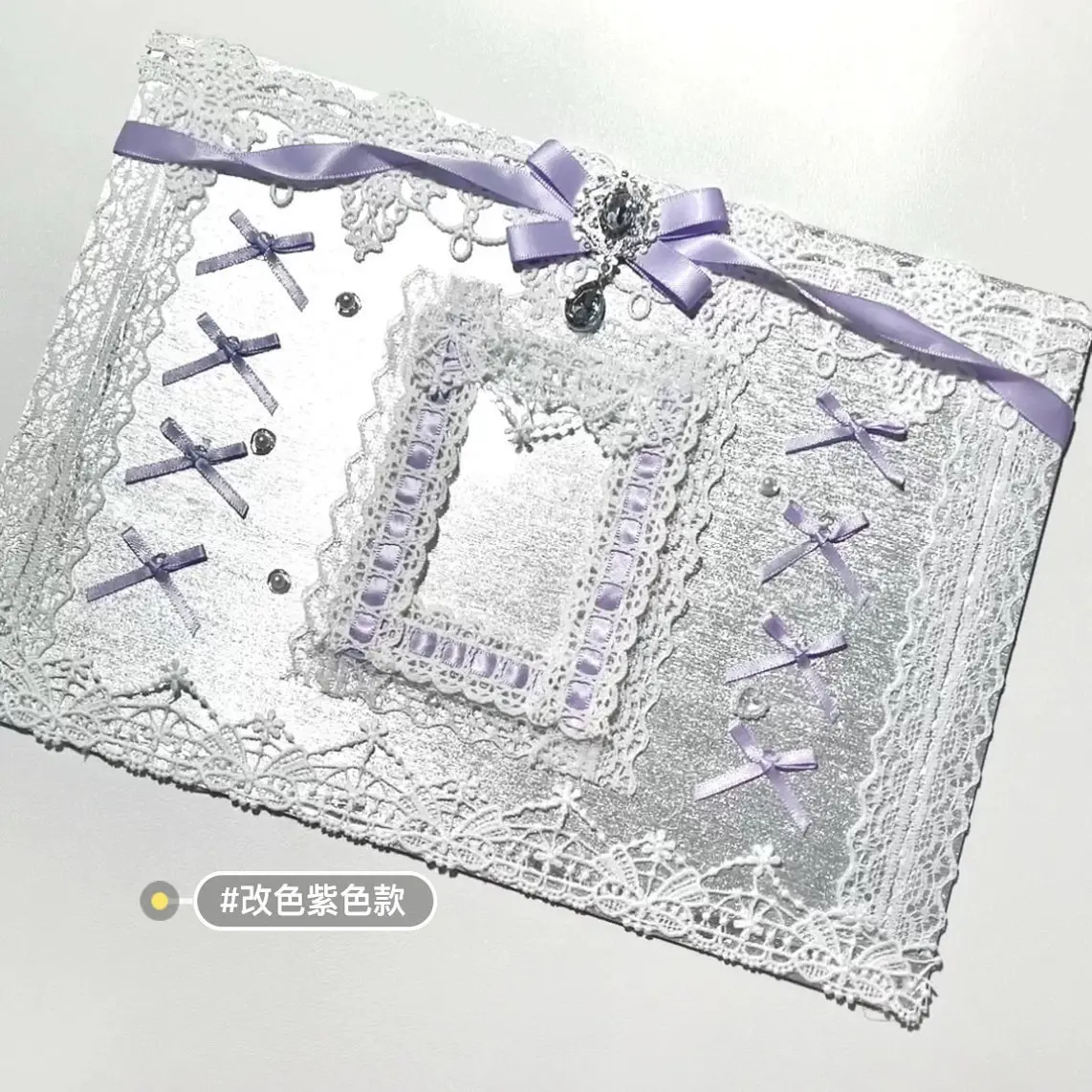 

Обезболивающая пластина B5, твердая обложка для карт, лента от боли, кружево, Valley Beauty, двумерный бант, украшение для сумки Lta