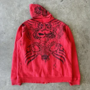 Áo retro Mỹ của MMA nam, áo đen và đỏ, Y2K, Harajuku, Hip Hop, Gothic, Casual, Clown, cặp đôi, cuốn sách bán chạy nhất 10 Sales MMA SHIT chính - 7