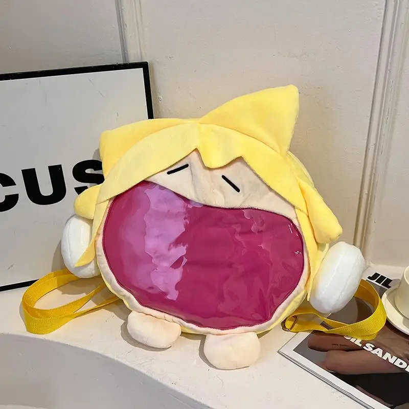 anime crossbody heartache bag Kagamine Rin kawaii decorate Kagamine Len girl large capacity storage bag Surrounding Gift