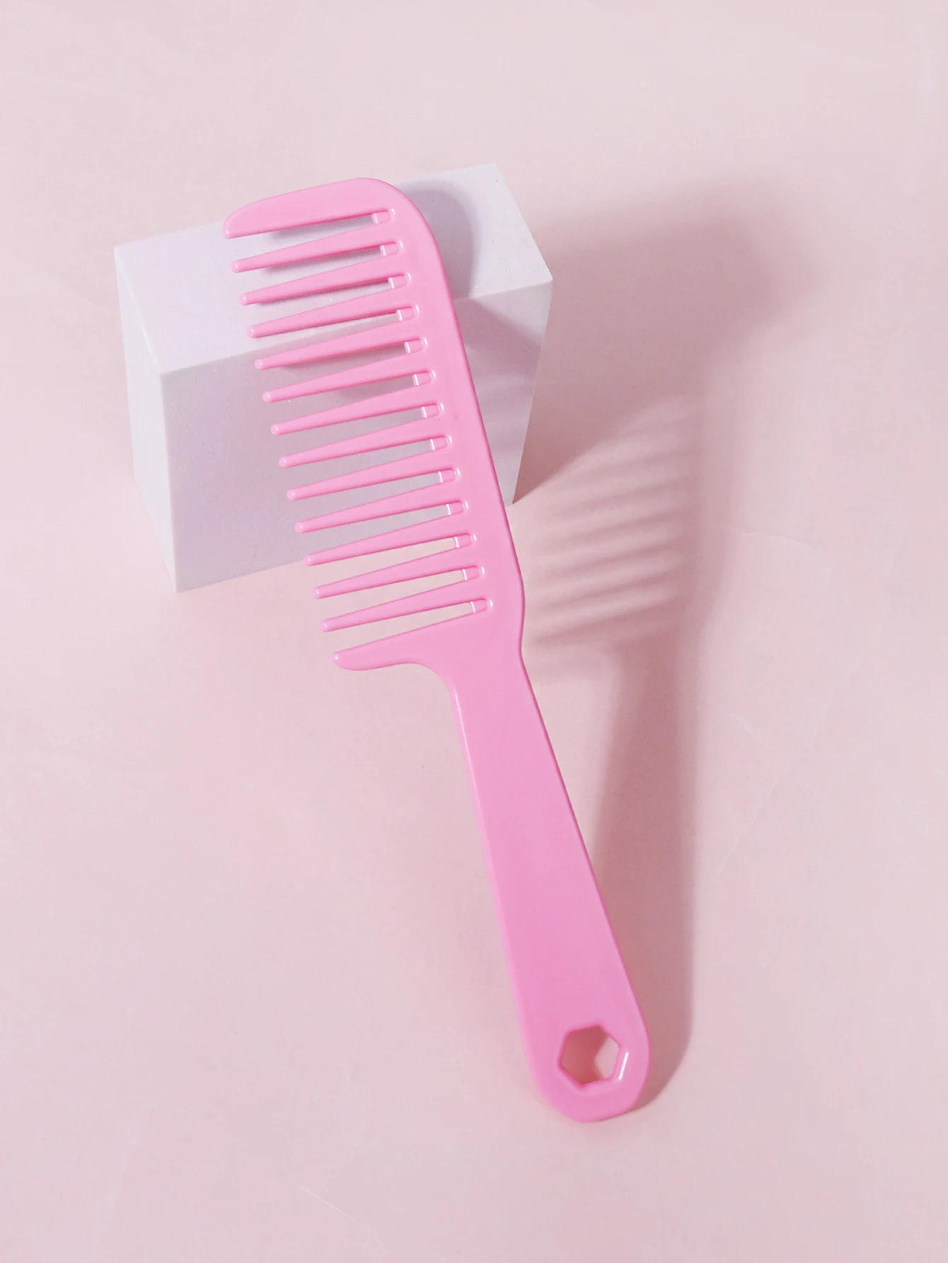 مجموعة مشط 1/2 قطعة، مشط ذو أسنان واسعة، مشط دش، مناسب للشعر الجاف والرطب، خاص للشعر المستعار الحقيقي