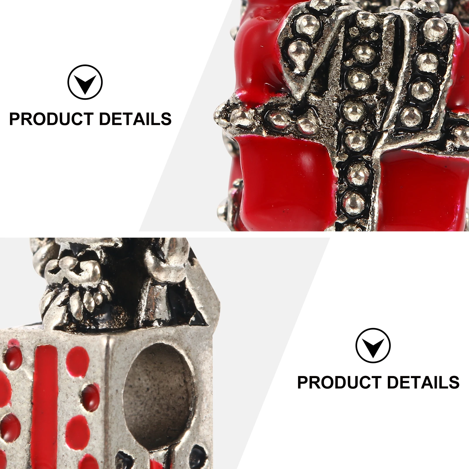 

12Pcs Alloy Bracelet Accessories Christmas Design Jewelry Charms Mixed Styles Fade Resistant Exquisite Craftsmanship