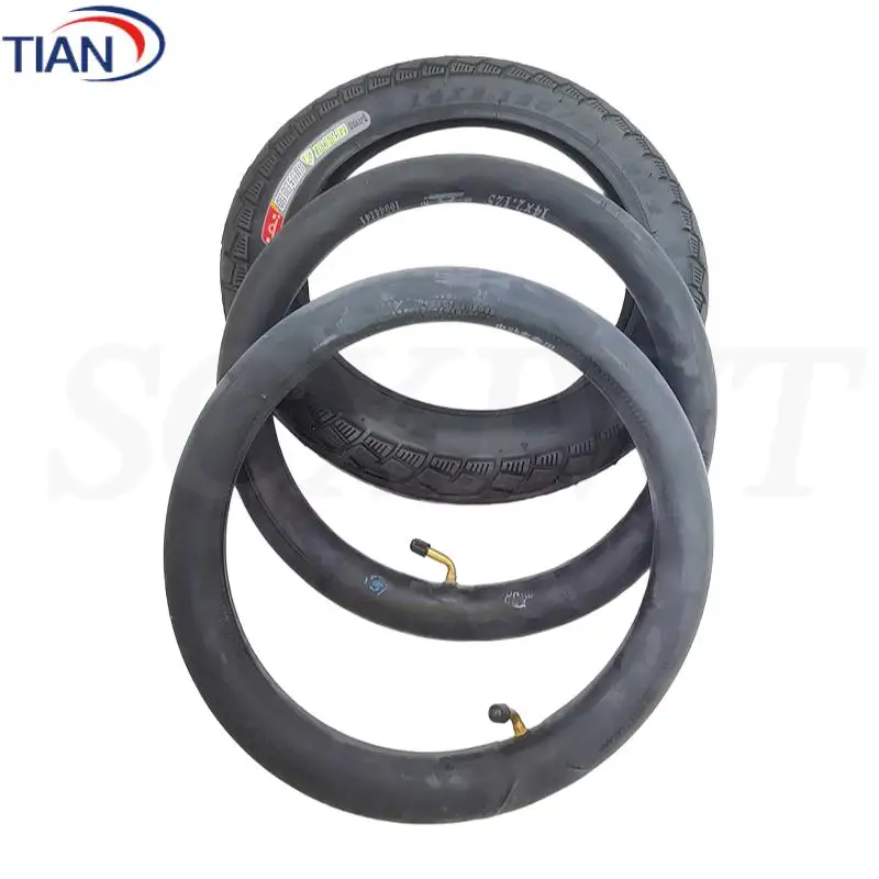 14 Inch 14 X 2.125 / 54-254 Tyre Inner Outer Tube Fits Many Gas Electric Scooters and E-Bike 14*2.125 Tire 14x2.125