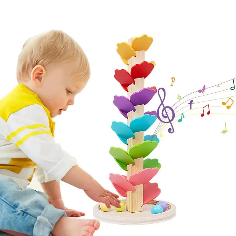 

Music Toys Ball Run Track Game Creative Educational Interactive Game For School Home Boy Hand-Eye Coordination Home Playtime