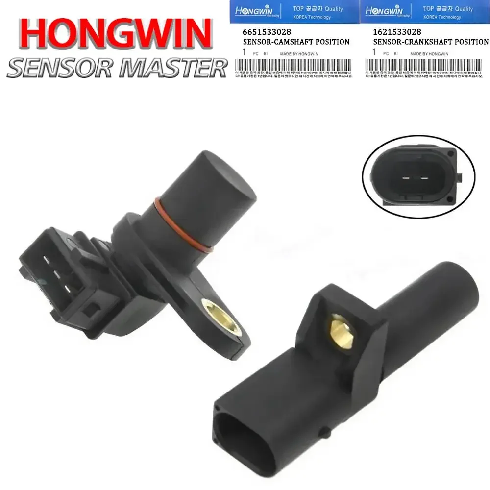 Camshaft &Crankshaft Position Sensor 6651533028 1621533028 For Rexton Actyon Stavic Kyron D20DT D27DT 2003 2004-2009 2011 2012