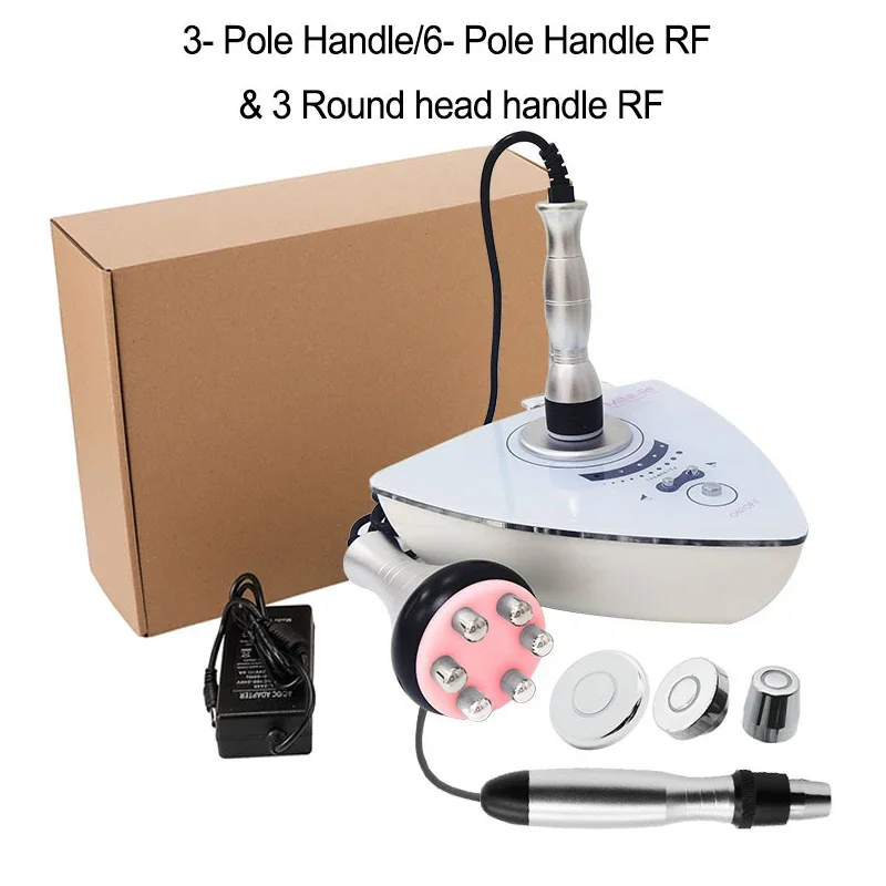 2 In 1 RF Skin Tightening Machine Radiofrequency Facial Eyes Body Lifting Machine Skin Rejuvenation Anti Wrinkl Beauty Massager