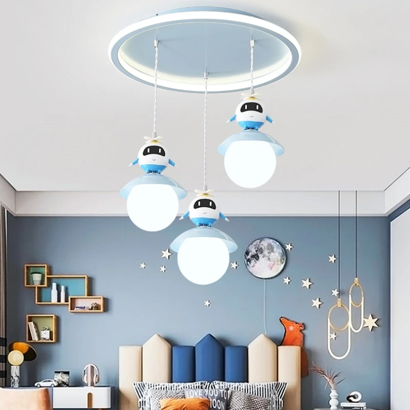 

Modern Creative Full Spectrum LED Ceiling Lamp Living Room Restaurant Boy Girl Bedroom Chandelier Children's Room Decor Lighting