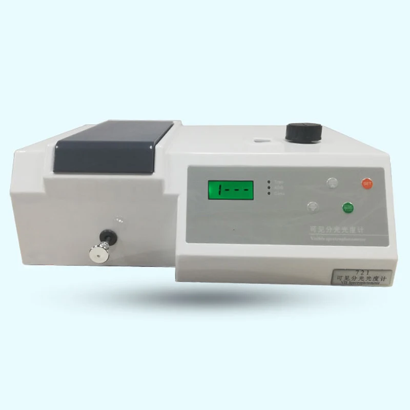 Visible Spectrometer Wavelength 330-1020nm UV Spectrophotometer Tester Precision UV-Vis Photometer with Analyser Cuvette Kit