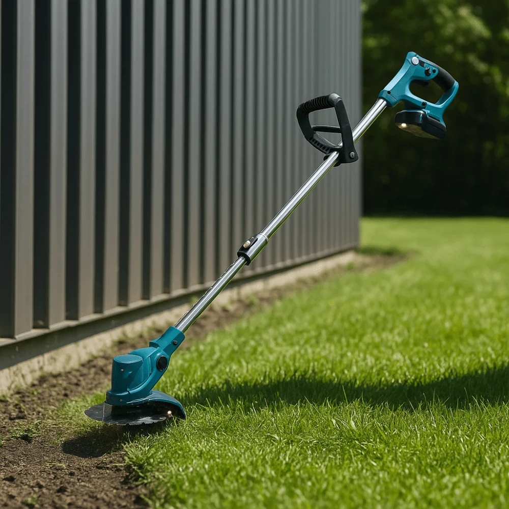 

Lithium Battery Electric String Trimmer Foldable Design Self Propelled Portable Lawn Mower Adjustable Height Turn Metal