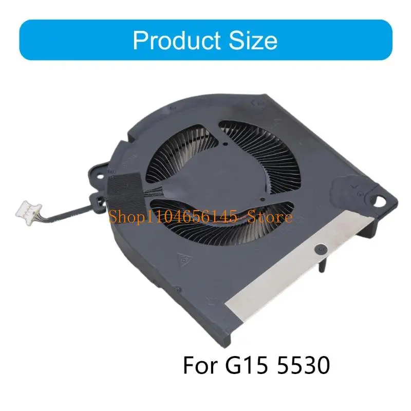 Ventilateur de refroidissement CPU GPU pour ordinateur portable, dissipateur de chaleur en métal de remplacement pour série 2023 G15 5530 DC12V, Dissipation thermique efficace