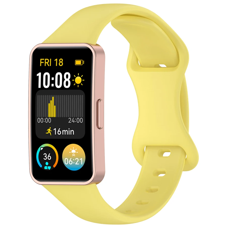 Zachte Siliconen Band Voor Huawei Band 10 9 8 Sport Ademende Horlogeband Vervanging Polsband voor Huawei Band 8 9 10 armband