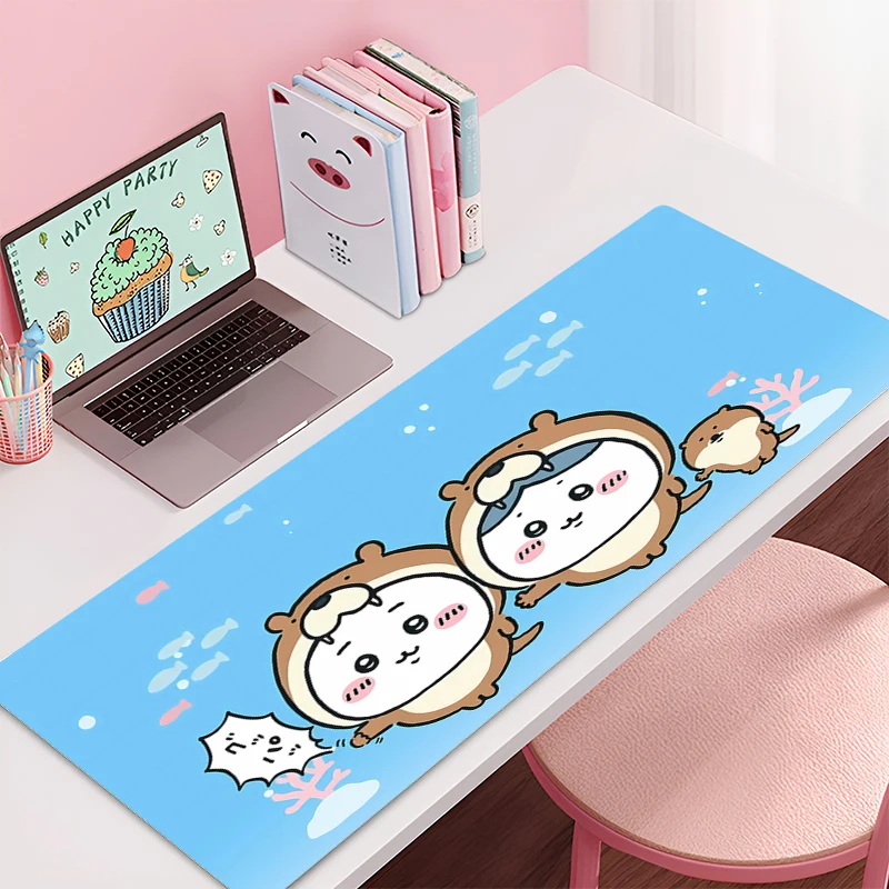 Gaming Mouse Pad Chiikawa Gamer Computer Accessories Keyboard Mat Mousepad Company Laptop Desk mat PC HD kawaii Anime Mousepad