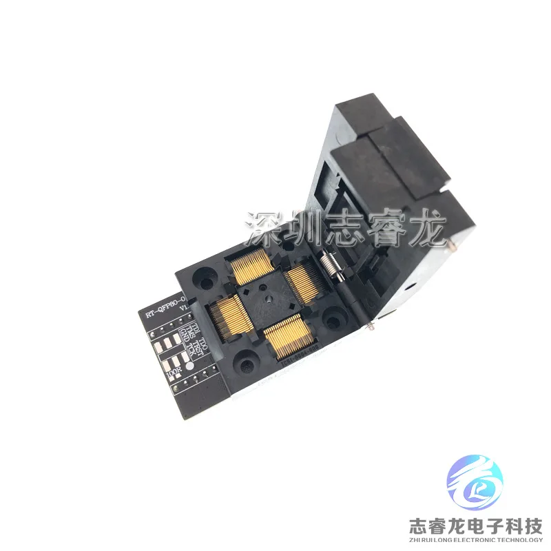 Frequency conversion air conditioner commonly used MCU TMS320F28035 QFP80 adapter seat, offline online seat 80 feet seat