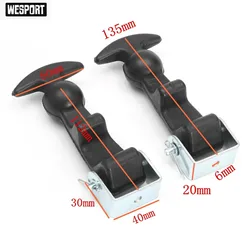 Heavy Duty Rubber Strap Hook 112mm - 2 Pack Vehicle Bonnet Securing Clips for Trucks Trailers