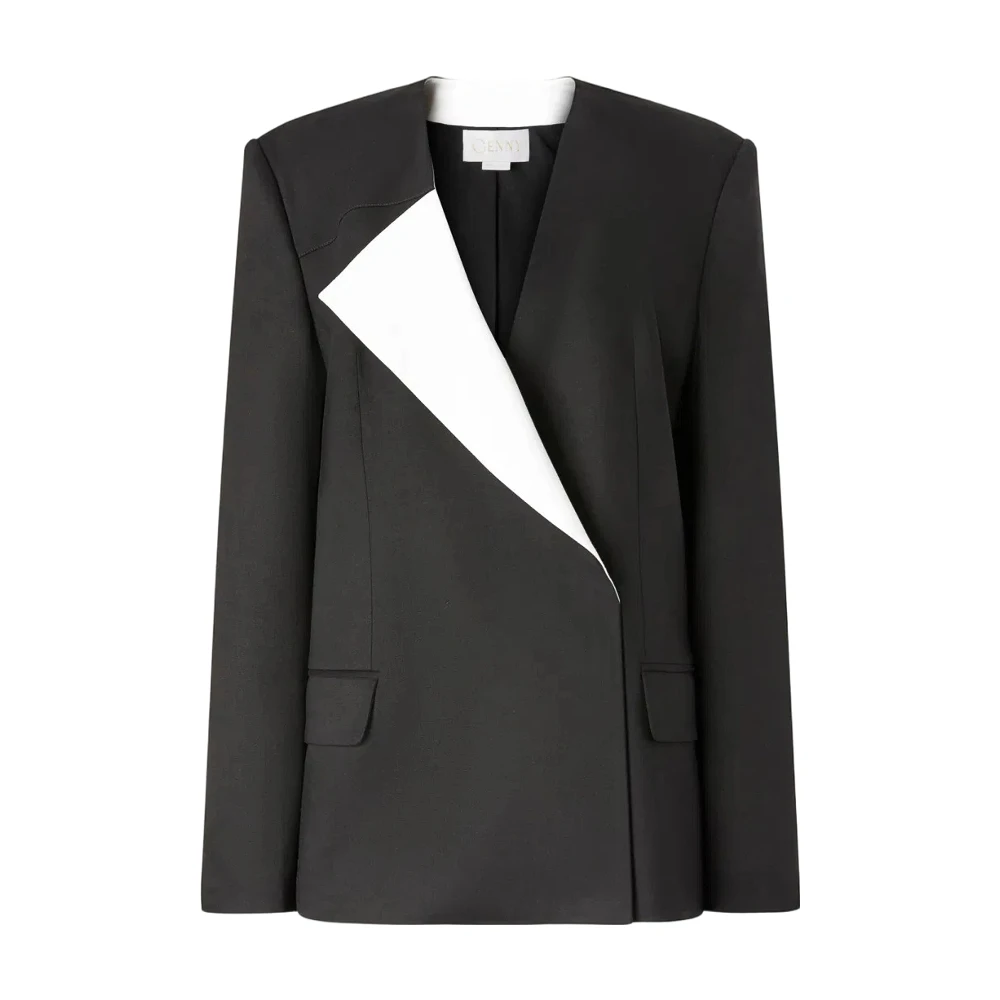 Women's Dresses Suit Gowns Elegant Appliques Color Blocked Lapel Jacket Coat Pants For Female Satin 2 Pieces Suit Customized W5