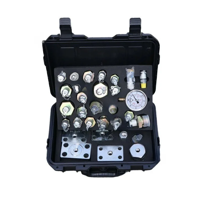 Hydraulic Oil Pipe Test Head Pressure Plug Walking Distribution Valve Pipeline Pressure Plug Block Parts