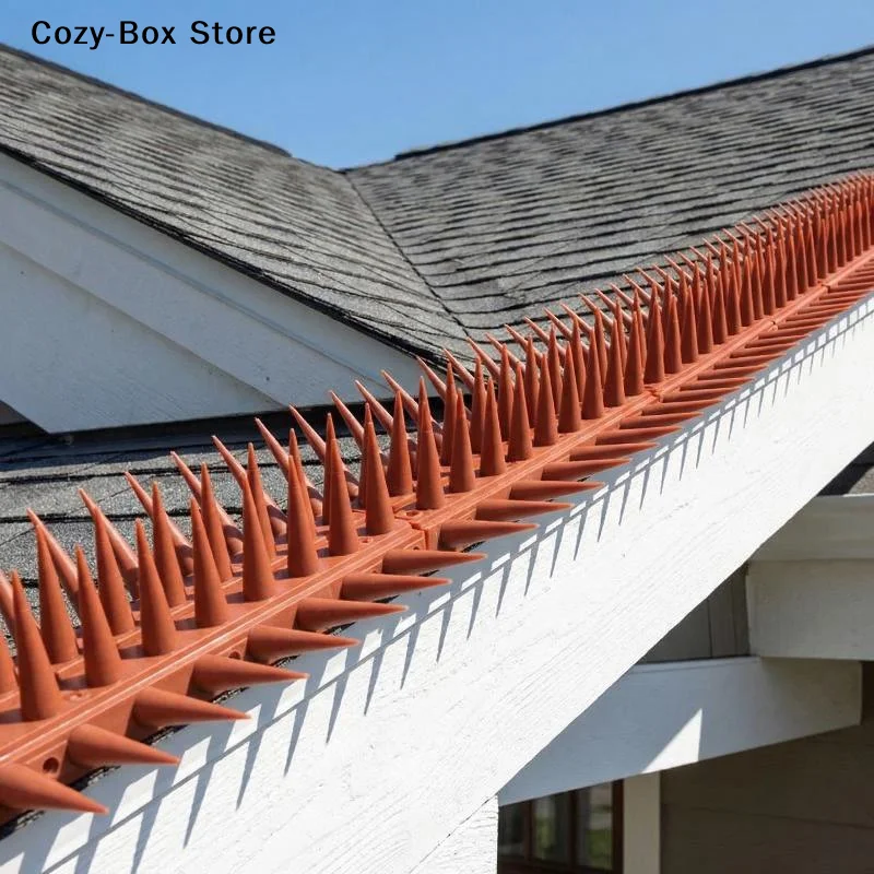 [ZY]1/5Pcs Anti-Cat Bird Repeller Thorn Supplies Fence Balcony Eaves Windowsills Bird Repellent Wall Plastic Anti-Bird Spikes