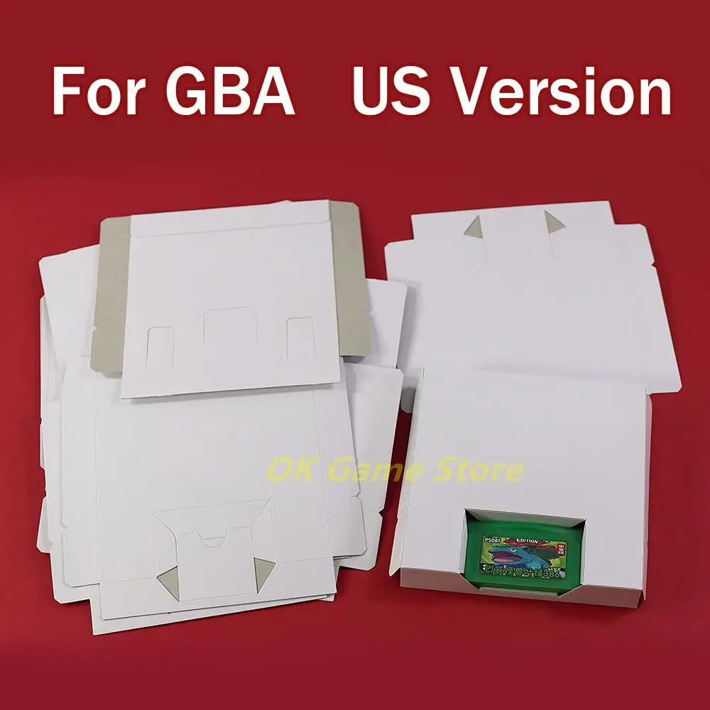 50pcs US Version Carton Replacement Cardboard Inner Inlay Insert Tray For Gameboy GBA Game Cartridge