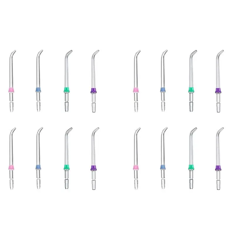 

ABCA-Flosser Nozzle Oral Hygiene Accessories For Waterpik WP-100 WP-450 WP-250 Nicefeel Flycat FC168 Waterpulse V300 ,16PCS