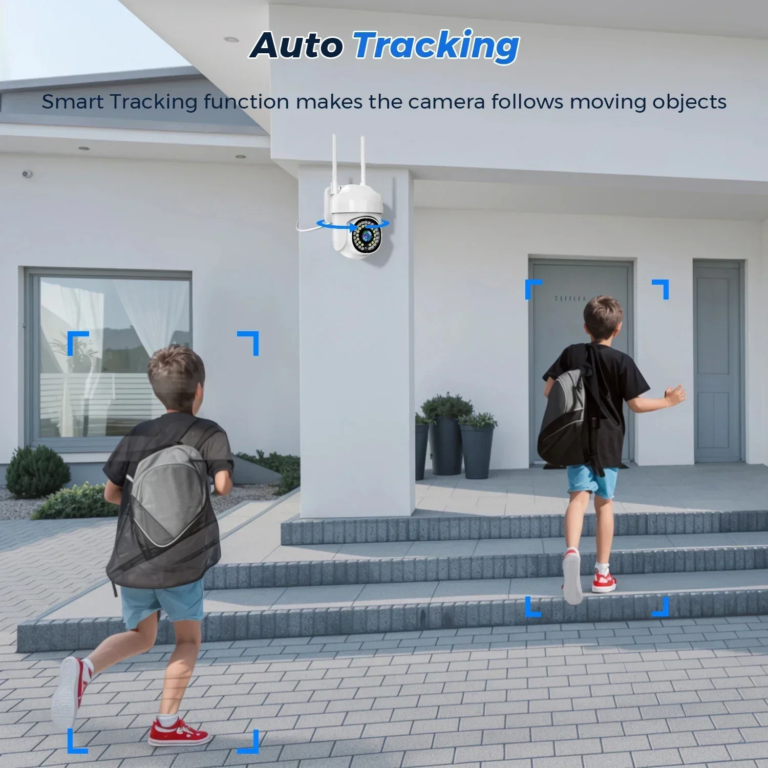 Yoosee WiFi PTZ 3MP 5MP CCTV Esterno Impermeabile Auto Tracking Audio bidirezionale Visione notturna a colori Telecamera di sicurezza wireless