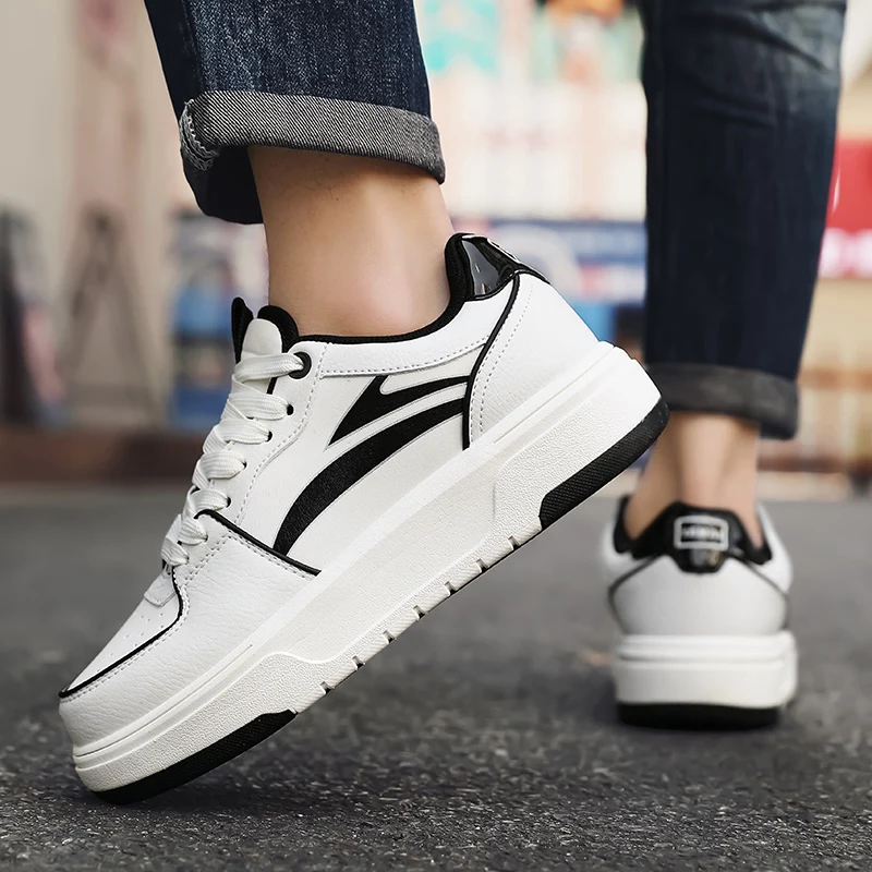 

Autumn Men's & Women's Couples' Sneakers: Vintage-pattern Platform Elevated, Senior-style, Comfortable