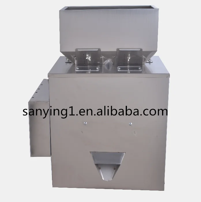 Semi-Automatic Digital Display 2 Heads 100g Filling Packing Machine High Productivity Cosmetic Beverage Granule Powder Dispenser