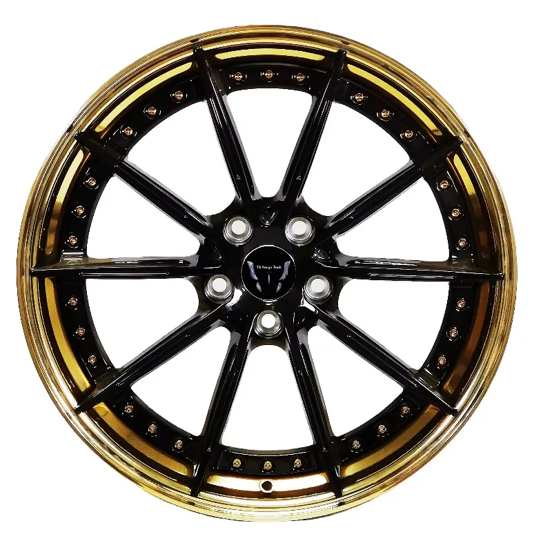 Factory Price D6498 Work Meister Forged 8x170 Wheels Rims 16 Inch 5 Holes 5x100 New Bronze Finish Aluminium Alloy 40mm/25mm