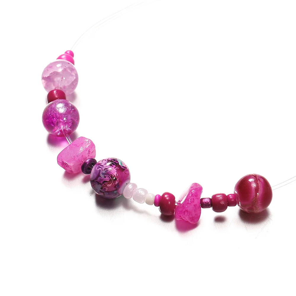 20g/Lot 8mm Mixed Glass Irregular Shape Charm Seed Loose beads for Handmade DIY Necklace Bracelets Jewelry Accessories