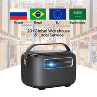 [Warehouse In SA/BR/RU/EU] BYINTEK UFO R20 Max GTV Wifi Mini Projector 15600mAh Inbuilt Battery Portable Projector With Handle