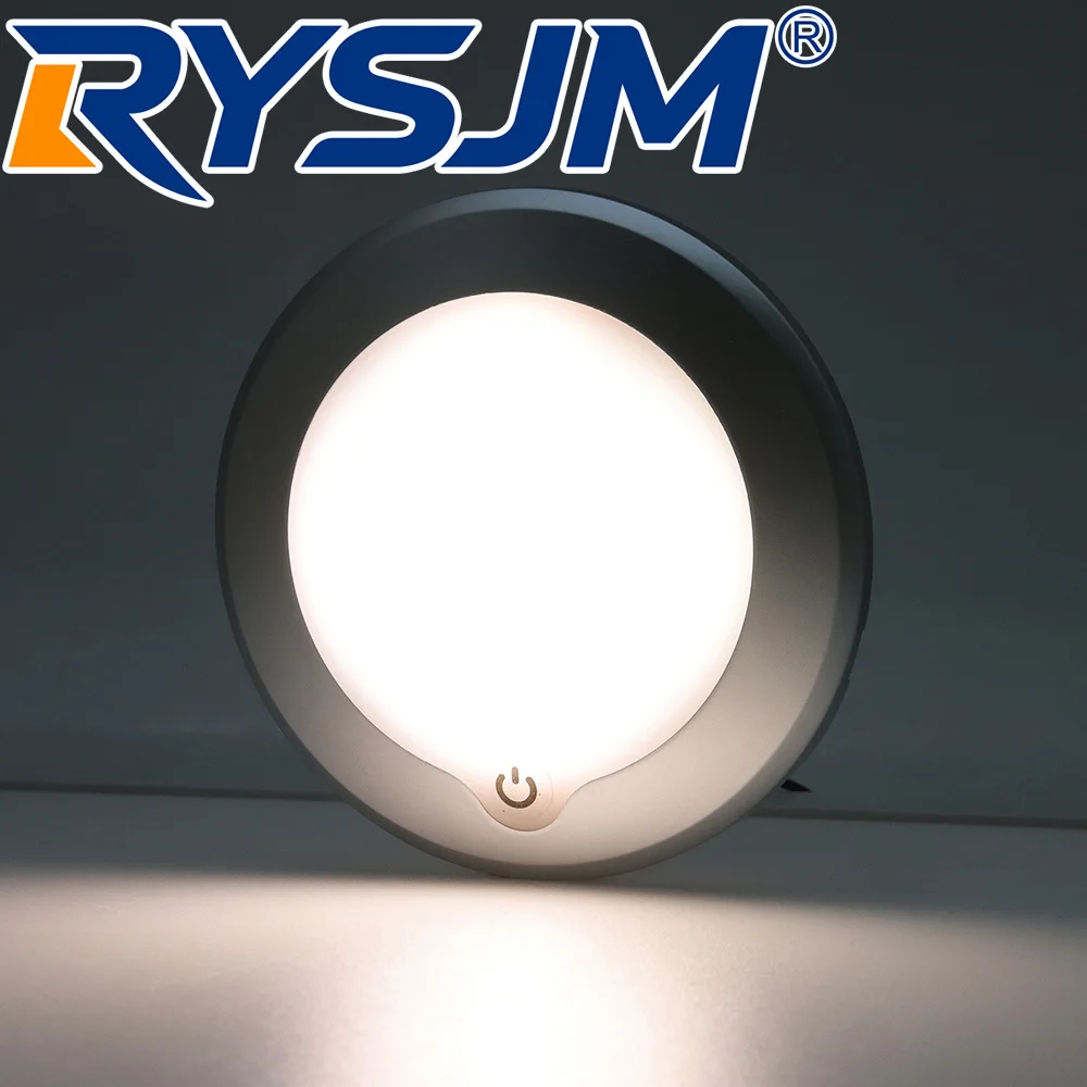 95X15MM RV LED Touch Light Ultra Thin Ceiling Lamp 12V24V for RV Boat Cabin, High Brightness 3W Energy Saving Cabin Light