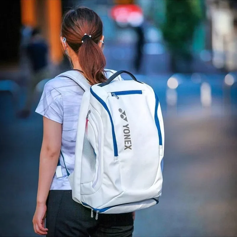 Tas Raket Bulu Tangkis Yonex Ransel Kapasitas Besar Tas Olahraga Tahan Air Latihan Kompetisi Pria dan Wanita Modis
