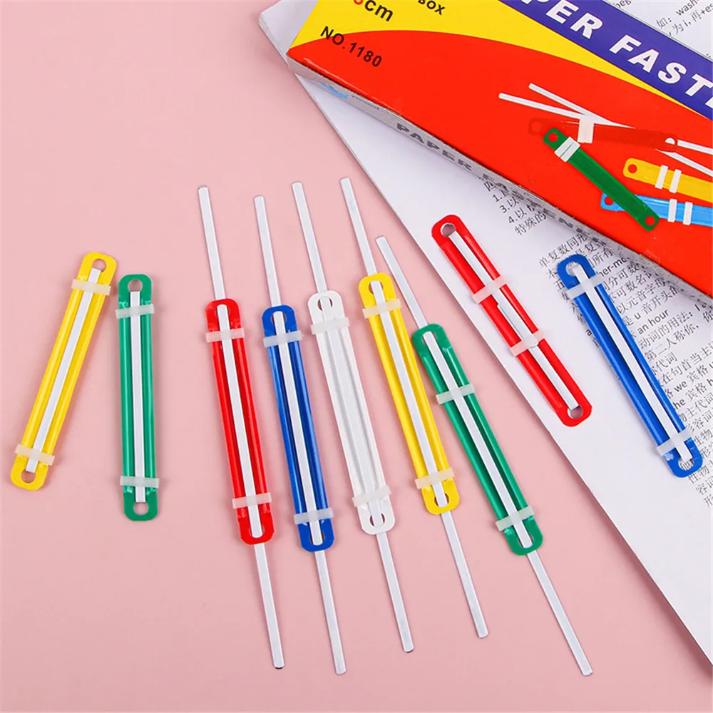 Plastic Binding Clip Five Color Combination Efficient Fashionable Best Seller Reliable Trend Multifunctional Desk Accessories
