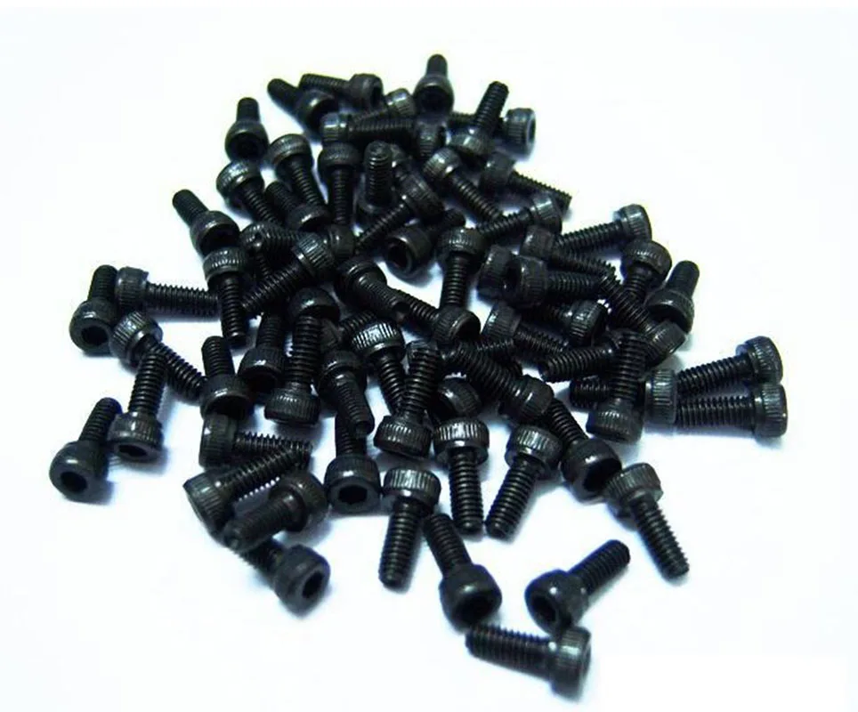 ZHIPAIJI 100Pcs M2.5*6 F450 F550 Flamewheel Frame Screw M2.5*6mm for Quadcopter Hexacopter Trex 450 V2 Helicopters