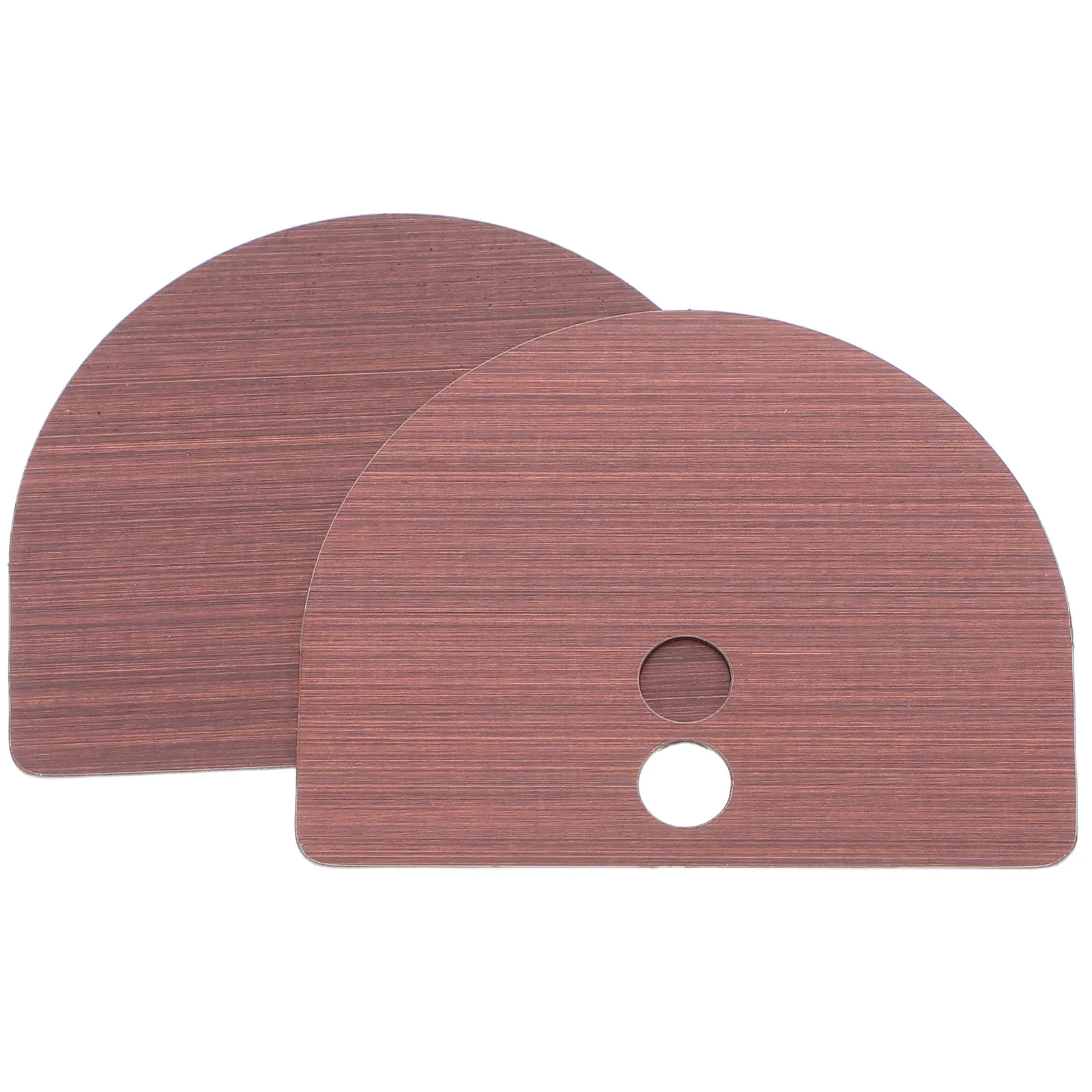 

2Pcs Zinc Alloy Intelligent Deadbolt Cover Filler Plate Door Lock Fixing Plate for Wooden Security Doors Home Office Shop Use
